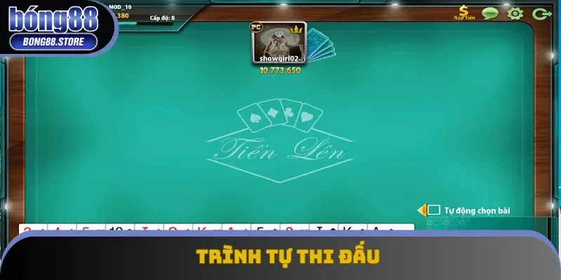 Trình tự thi đấu trong một ván bài Trình tự thi đấu trong một ván bài